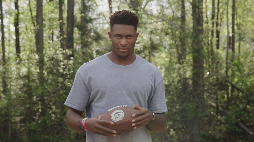 Still from video featuring DK Metcalf
